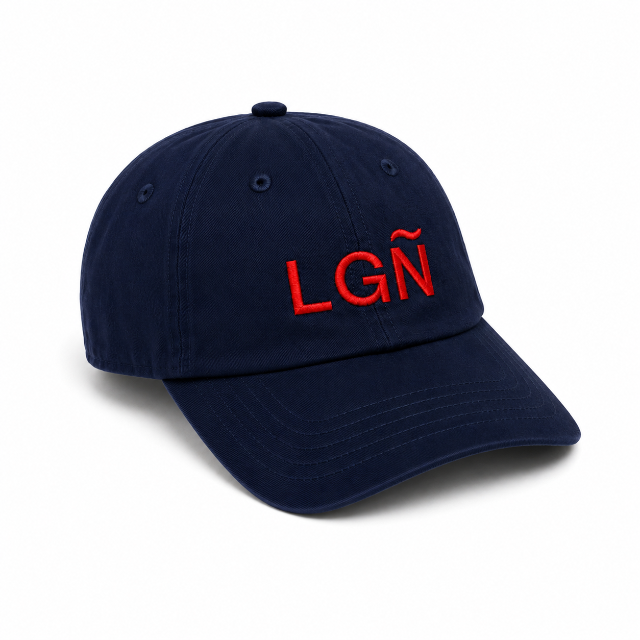 Navy Blue and Red LGÑ Logroño Cap