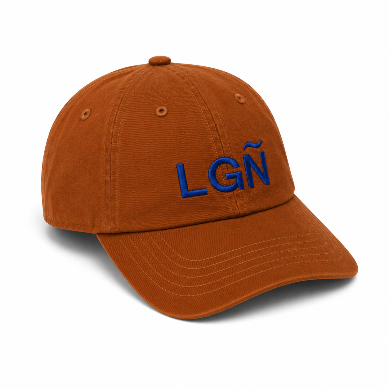 LGÑ Logroño Brown and Blue Cap