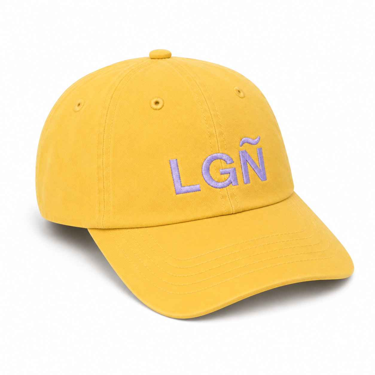 LGÑ Logroño Cap Yellow and Purple