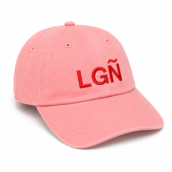 Gorra LGÑ Logroño Rosa y Rojo
