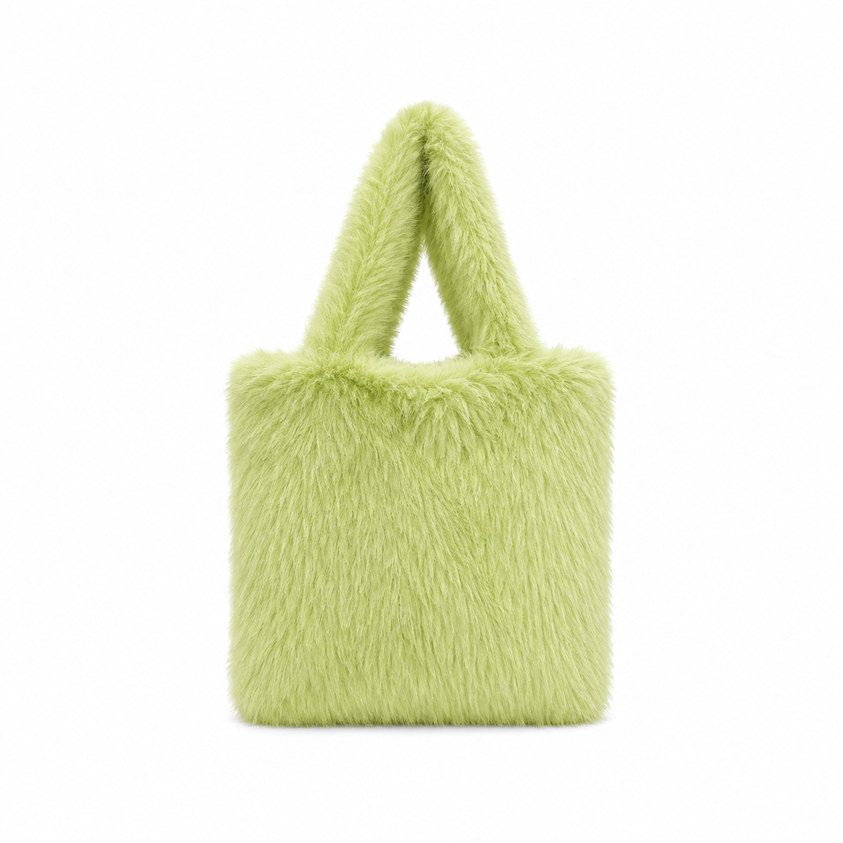 Yellow Fur Bag