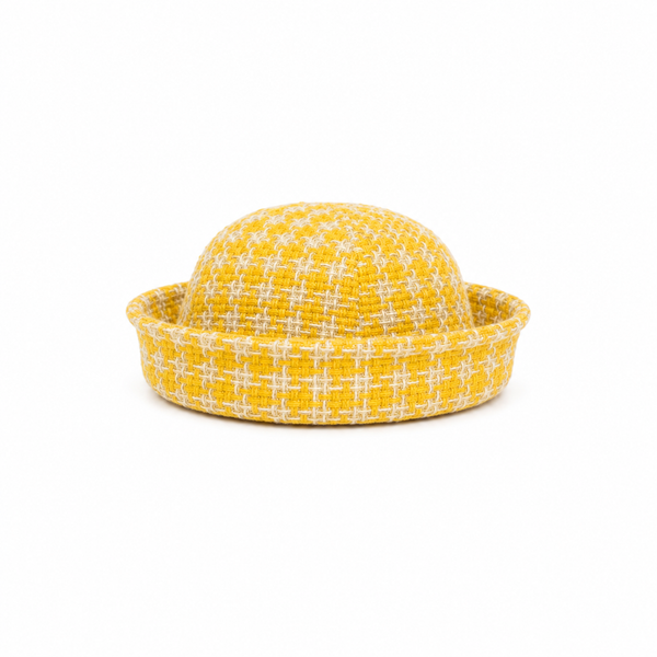 Gorro Tweed Amarillo