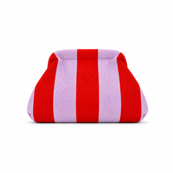 Clutch Bolso de Mano Rayas Plegable