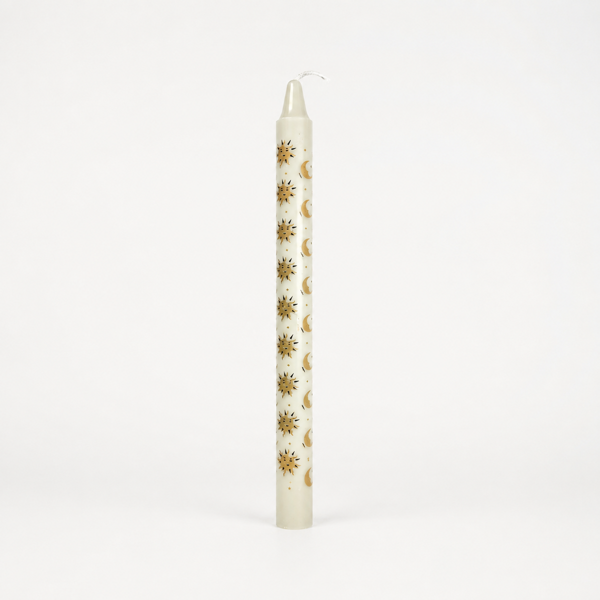 Vela de Candelabro Blanca Astros