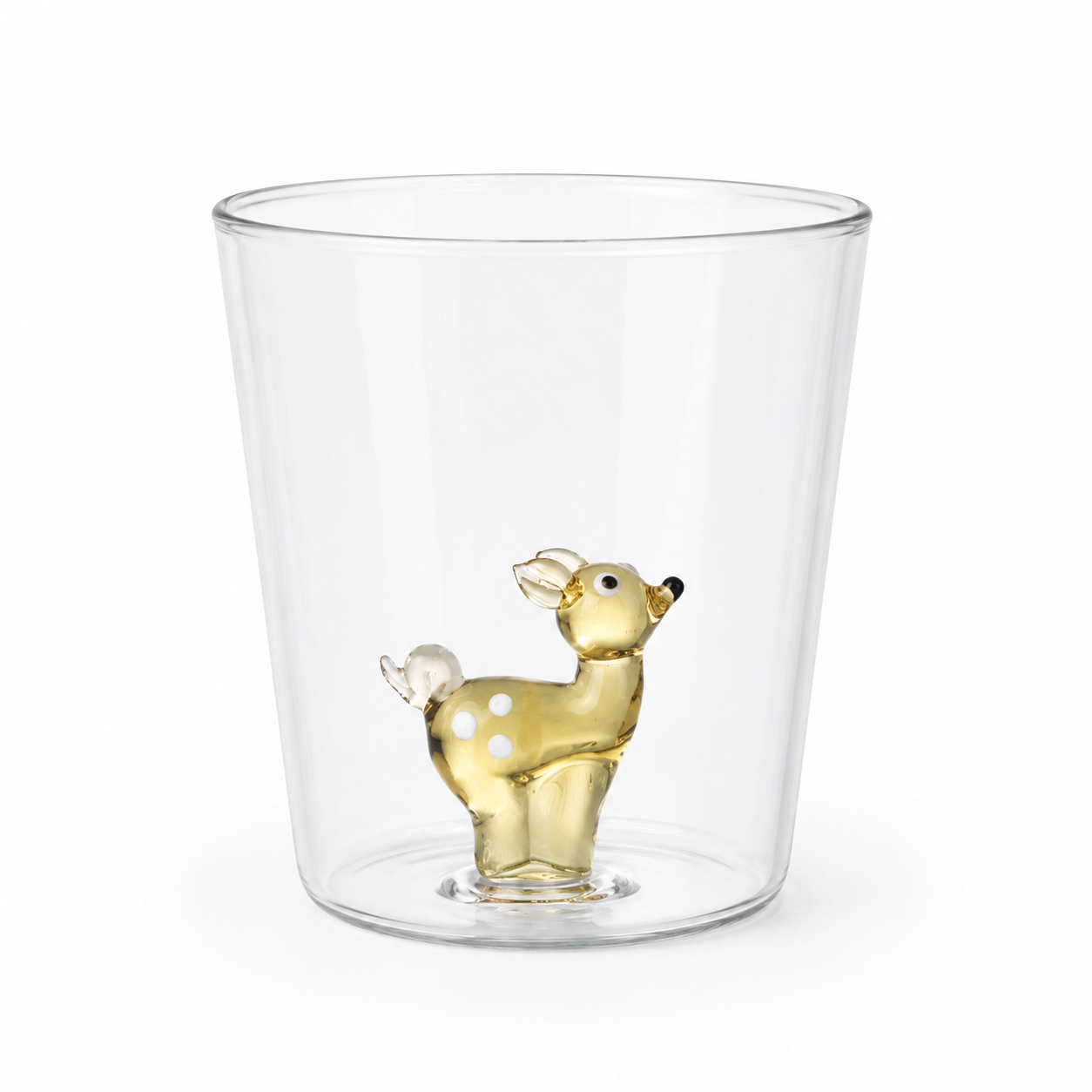 Glass Deer Bambi Figure Inside