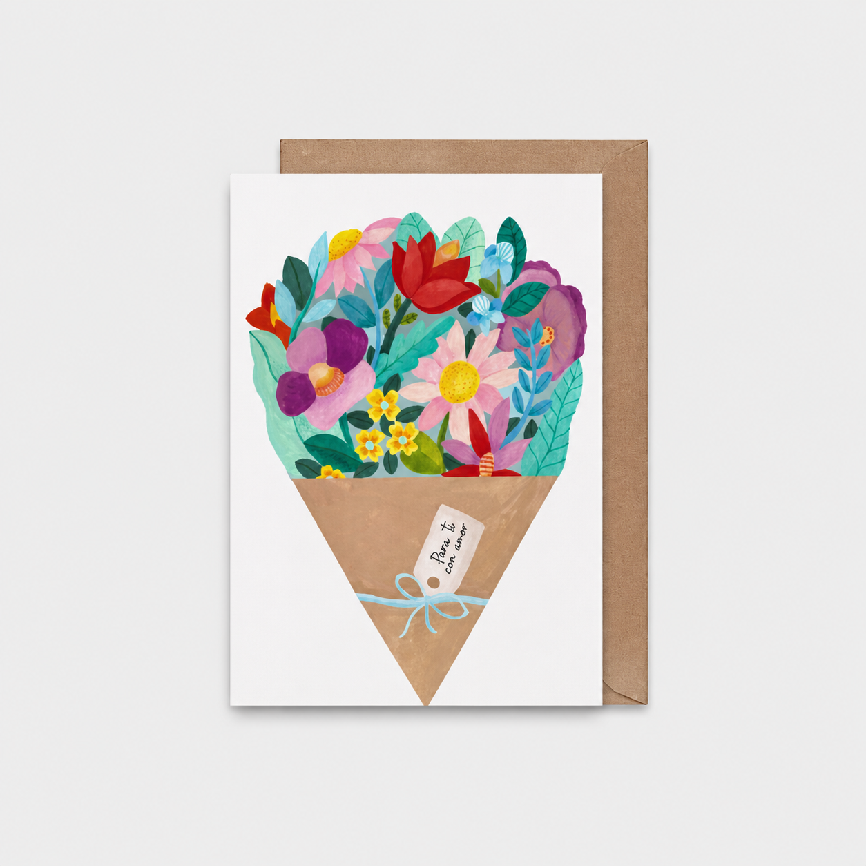 A6 Trendy Bitch Card or Postcard with Envelope