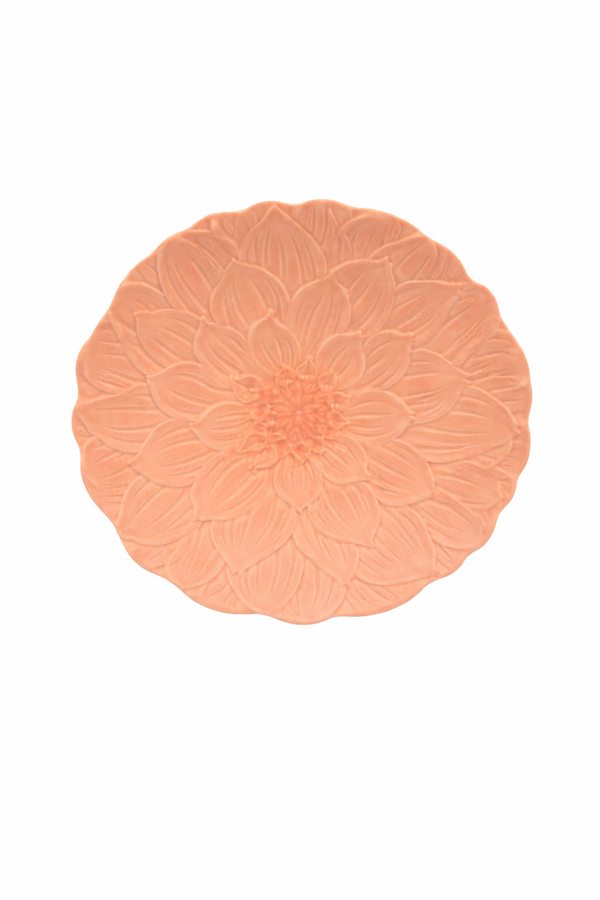 Plato Pequeño Flor Naranja