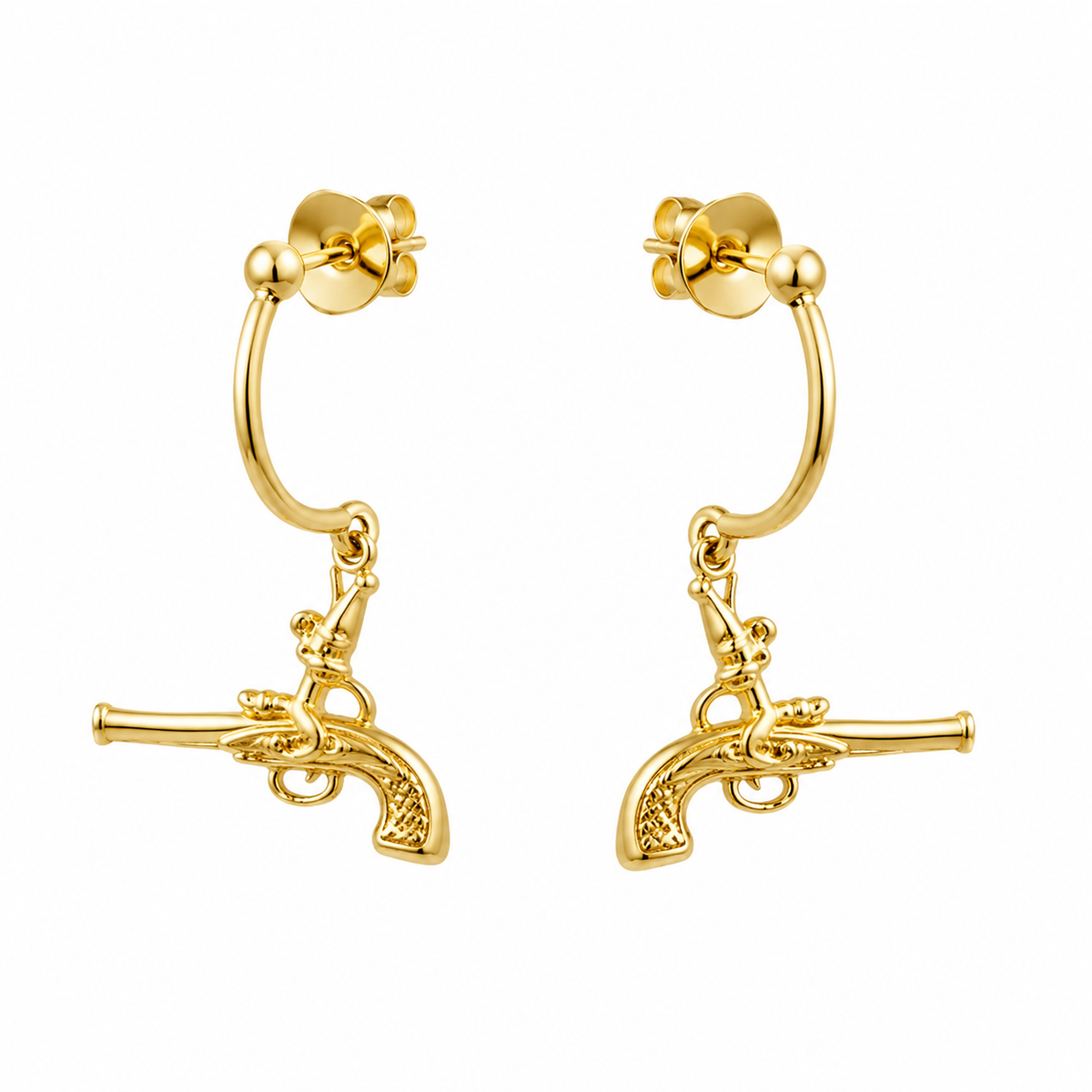 Mini Pendientes Pistola