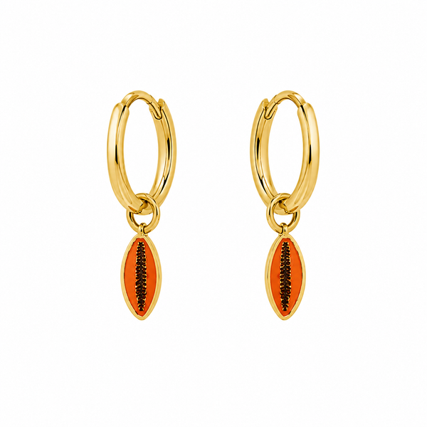 Mini Pendientes Papaya
