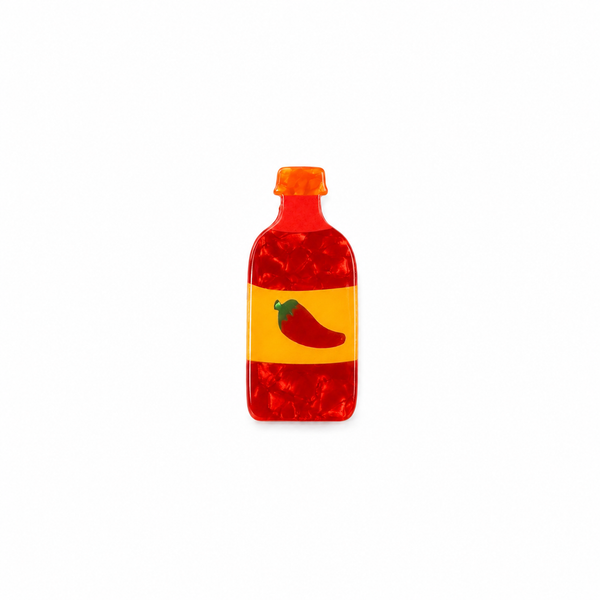 Pinza para el Pelo Botella de Salsa Picante