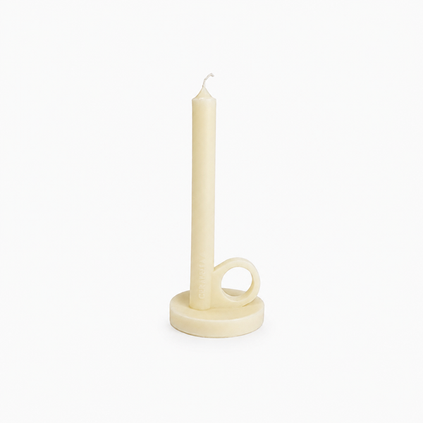 Vela en Forma de Candelabro Crudo