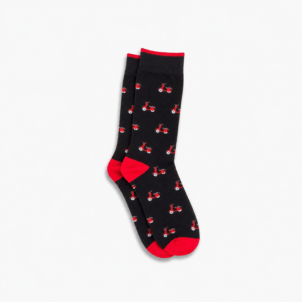 Calcetines Hombre Motos Negros