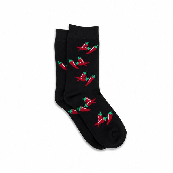 Calcetines Hombre Negro Guindillas