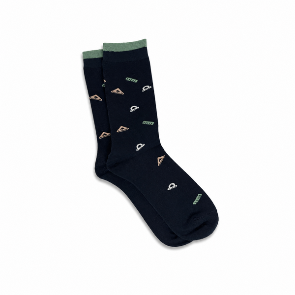Calcetines Hombre Negro Reglas