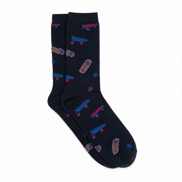 Men's Black Skate Socks
