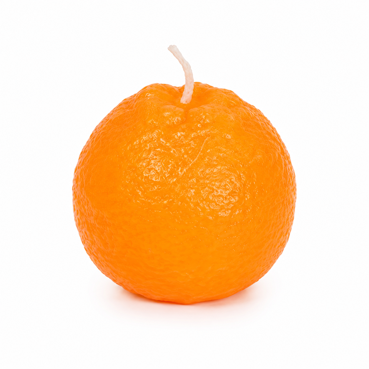 Vela en Forma de Naranja
