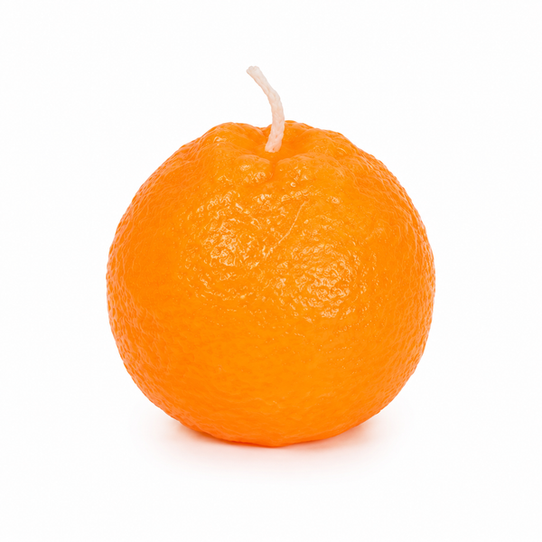 Vela en Forma de Naranja