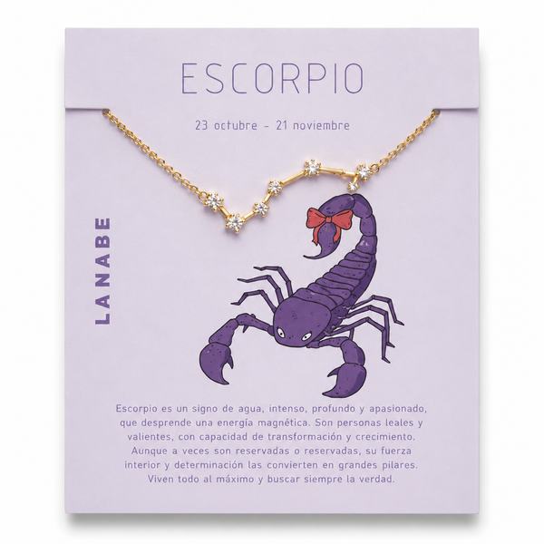Collar Horóscopo Zodiaco Escorpio