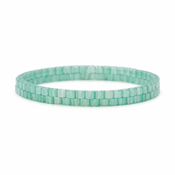Anillo Miyuki Fino Turquesa