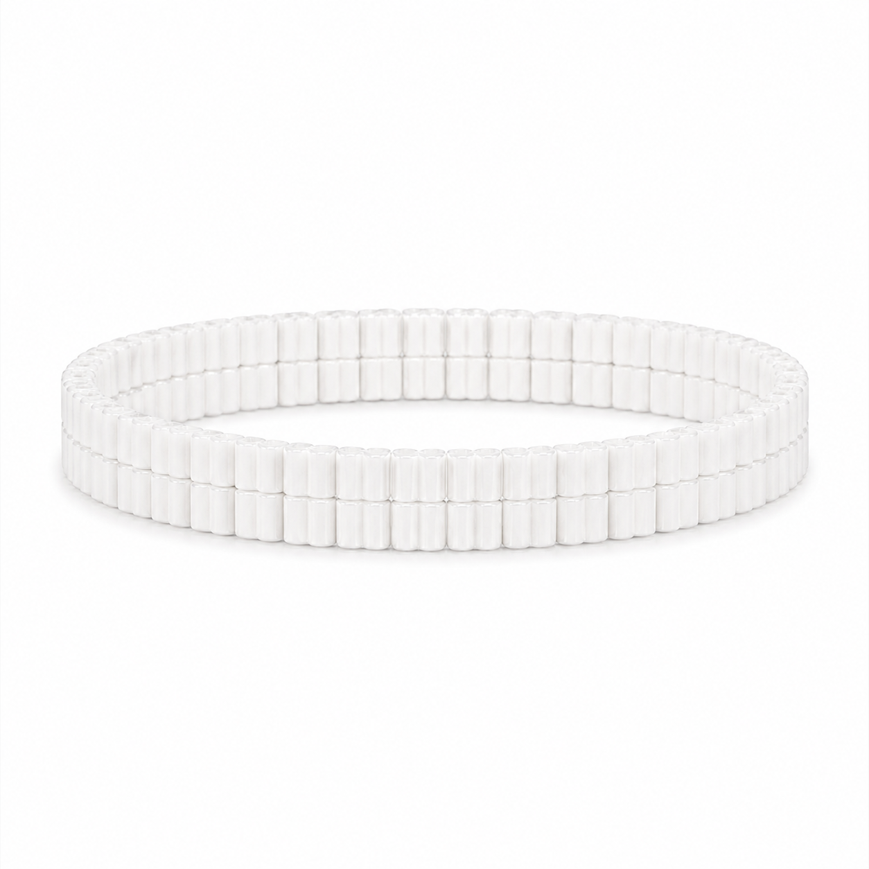 Anillo Miyuki Fino Blanco