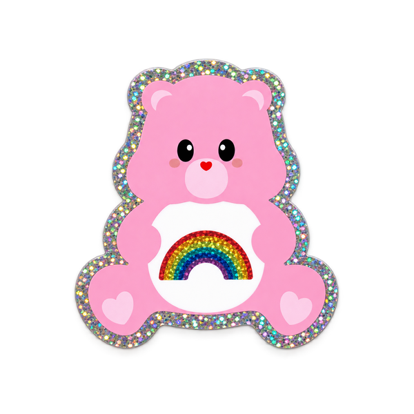 Pegatina Care Bear Oso Rosa