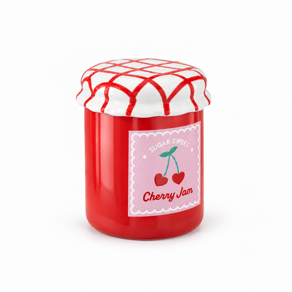 Lámpara Aromática de Cerámica, Quemador Aceites Esenciales Cera Wax Melts Tarro Mermelada