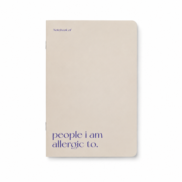 Cuaderno A5 People I'm Allergic To