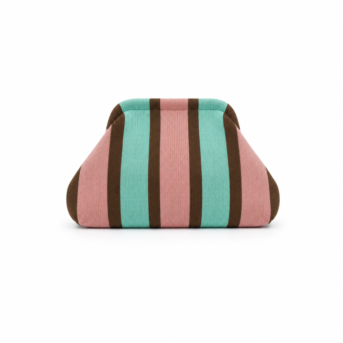 Clutch Bolso de Mano Rayas Plegable