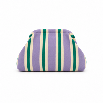 Clutch Bolso de Mano Rayas Plegable