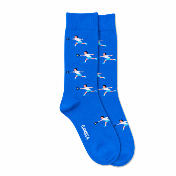 Calcetines Hombre Tenis Pista Dura Azul