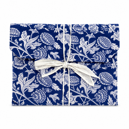Pijama Indio Estampado con Funda Estampada Manga Larga Pantalón Largo
