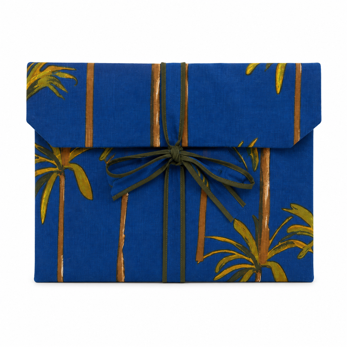 Pijama Indio Estampado con Funda Estampada Manga Larga Pantalón Largo