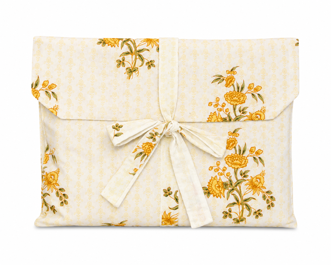 Pijama Indio Estampado con Funda Estampada Manga Larga Pantalón Largo