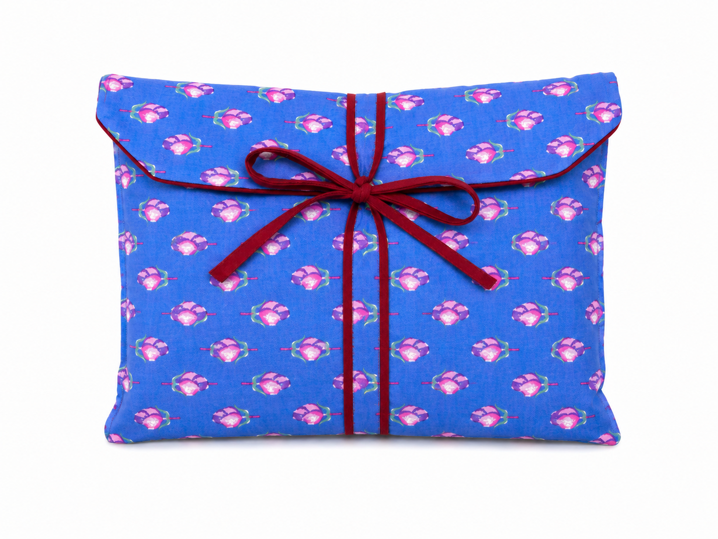 Pijama Indio Estampado con Funda Estampada Manga Larga Pantalón Largo