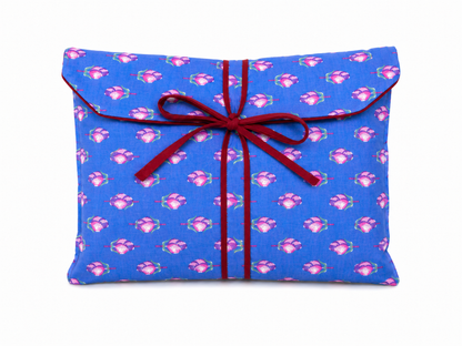 Pijama Indio Estampado con Funda Estampada Manga Larga Pantalón Largo