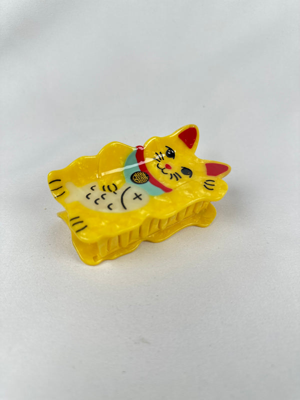 Pinza de Pelo Gato de la Suerte