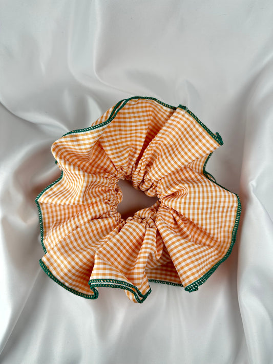 Maxi Coletero Vichy Naranja Borde Verde