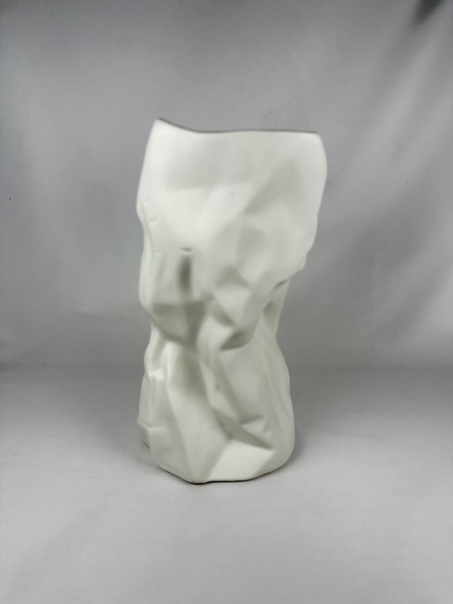 Jarrón Arrugado Desigual Imitación Papel