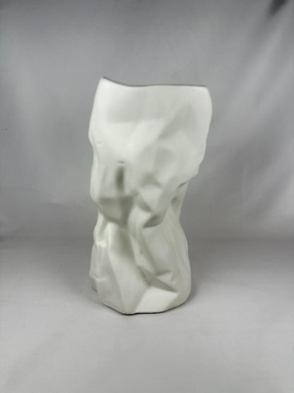 Jarrón Arrugado Desigual Imitación Papel