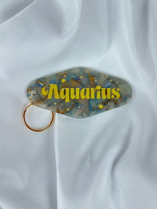 Llavero Zodiaco Horóscopo Acuario