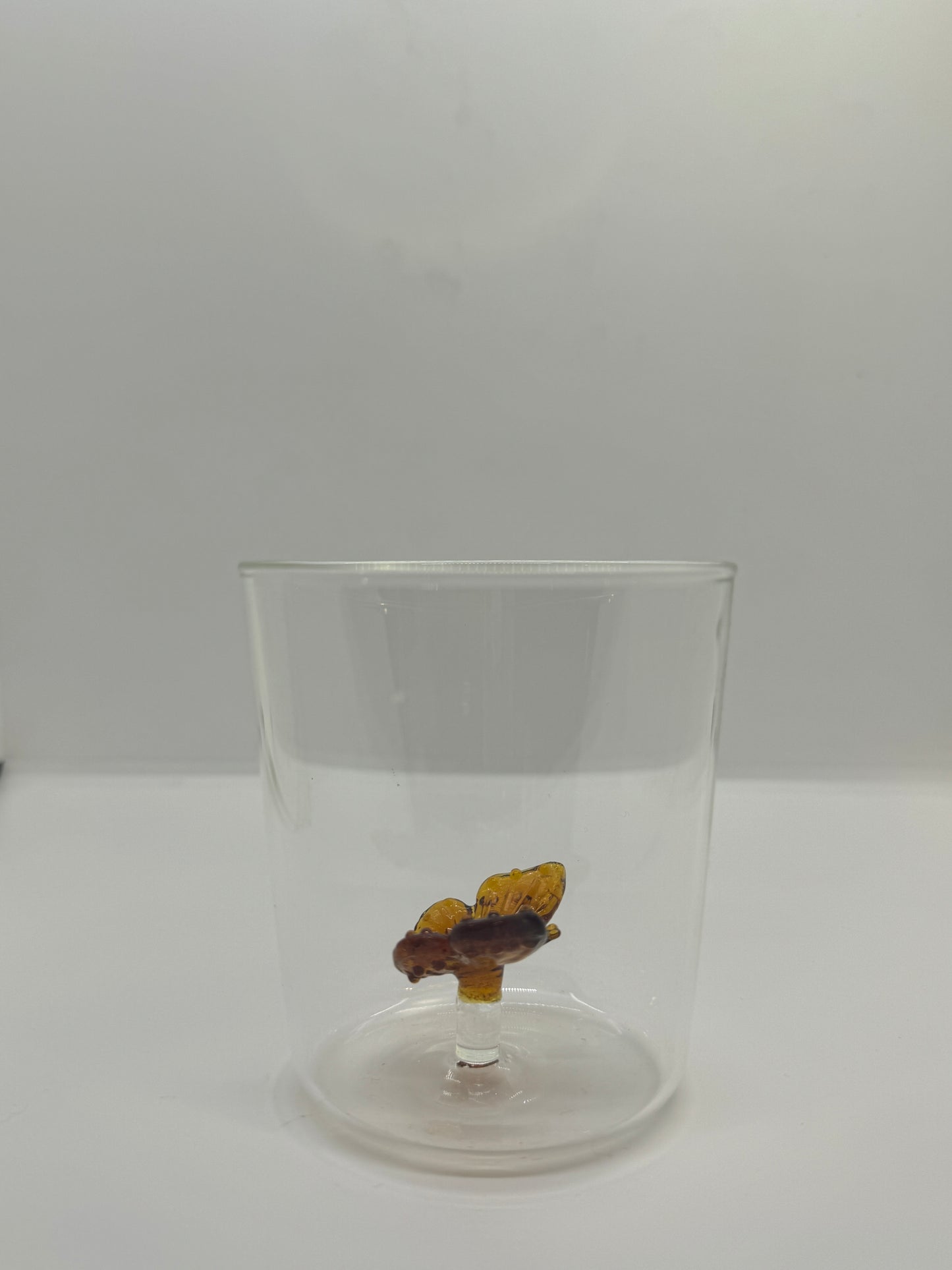 Vasos mariposa cristal