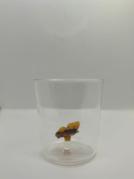 Vasos mariposa cristal