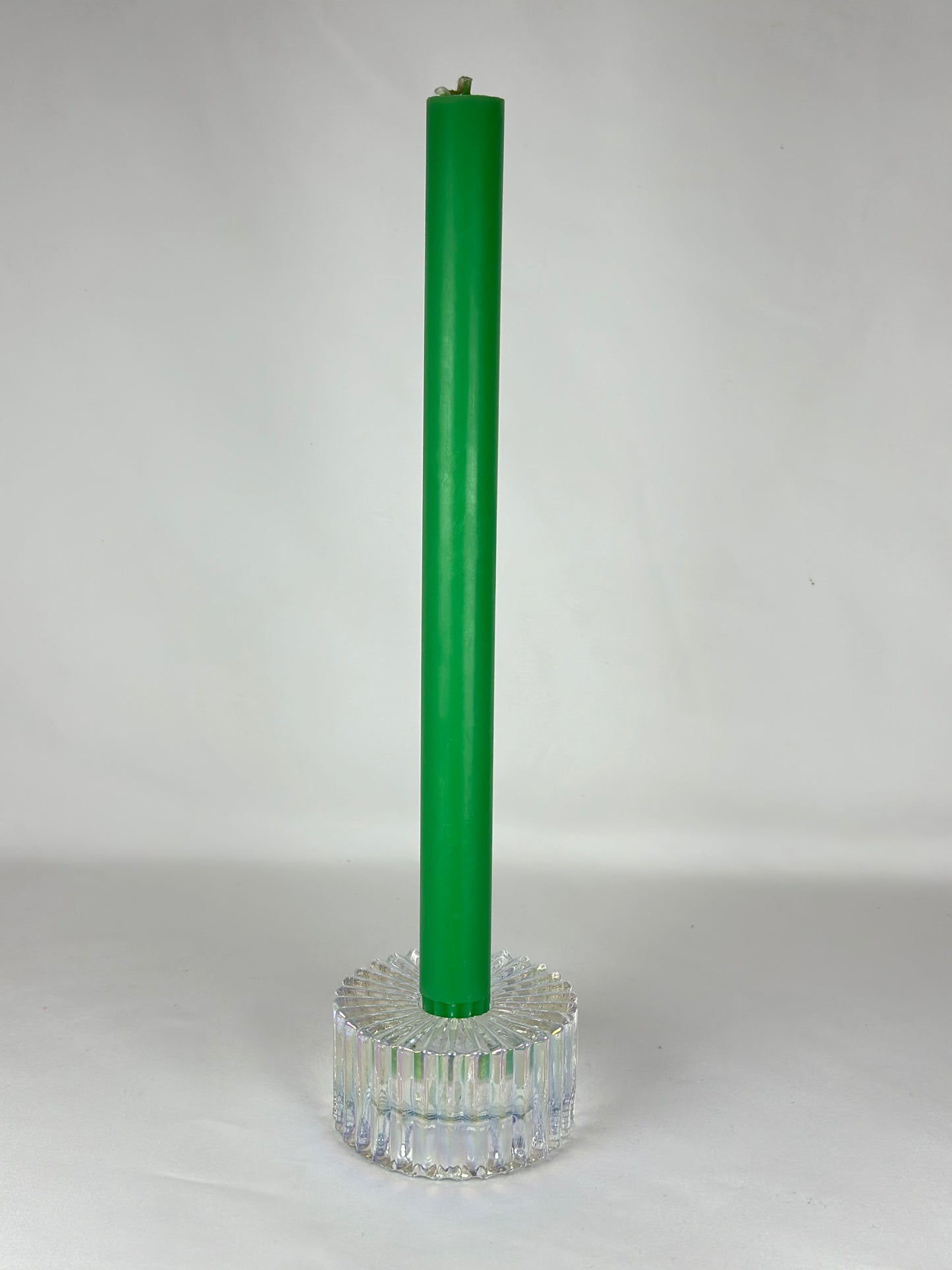 Vela de Candelabro Lisa Verde Menta Claro