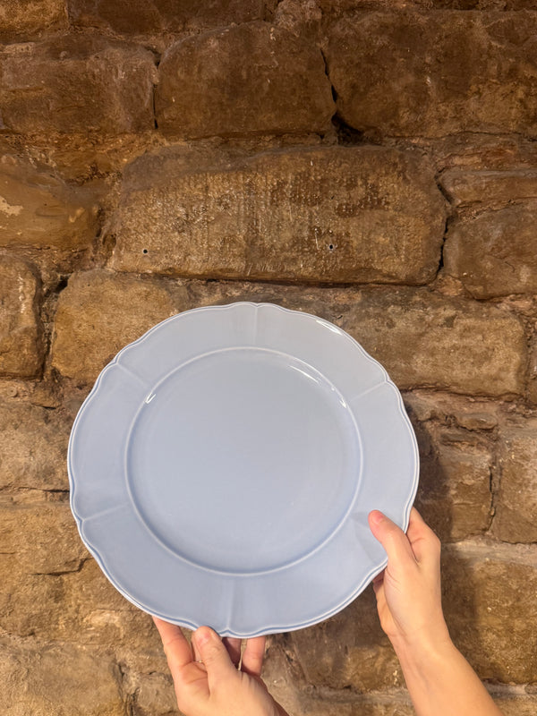 Plato Llano Grande Clásico Azul