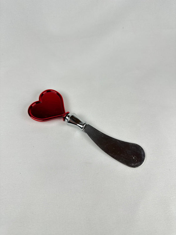Cubierto Cuchillo Mantequilla con Corazón Metálico