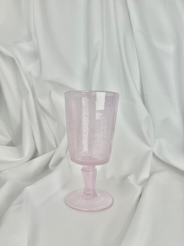 Copa Cristal Rosa Claro