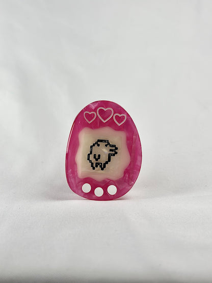 Pinza de Pelo Tamagotchi Fucsia
