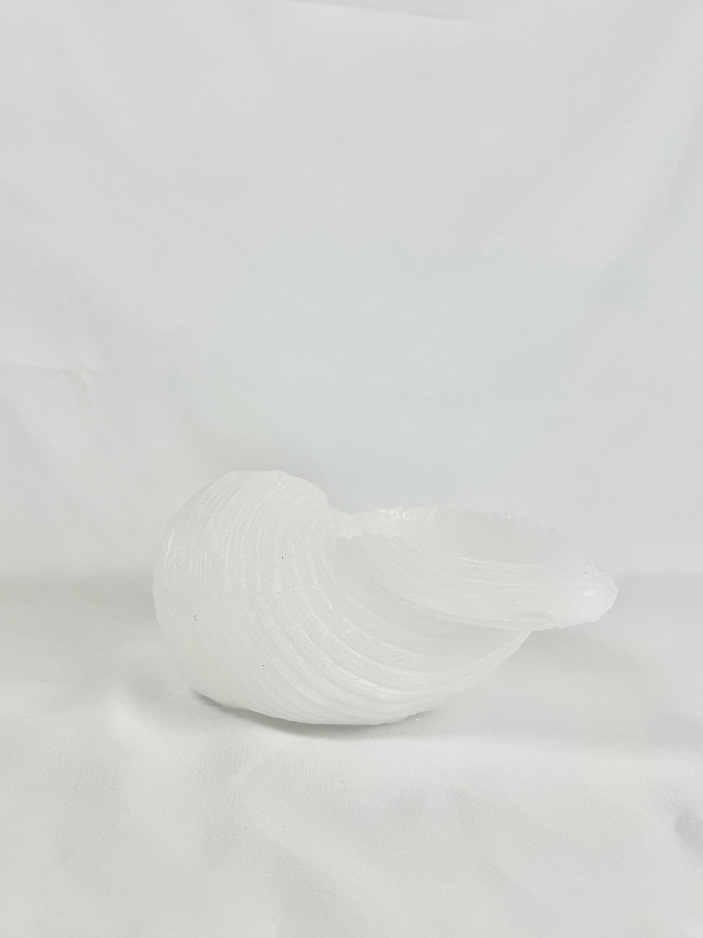 Vela Caracola Blanca