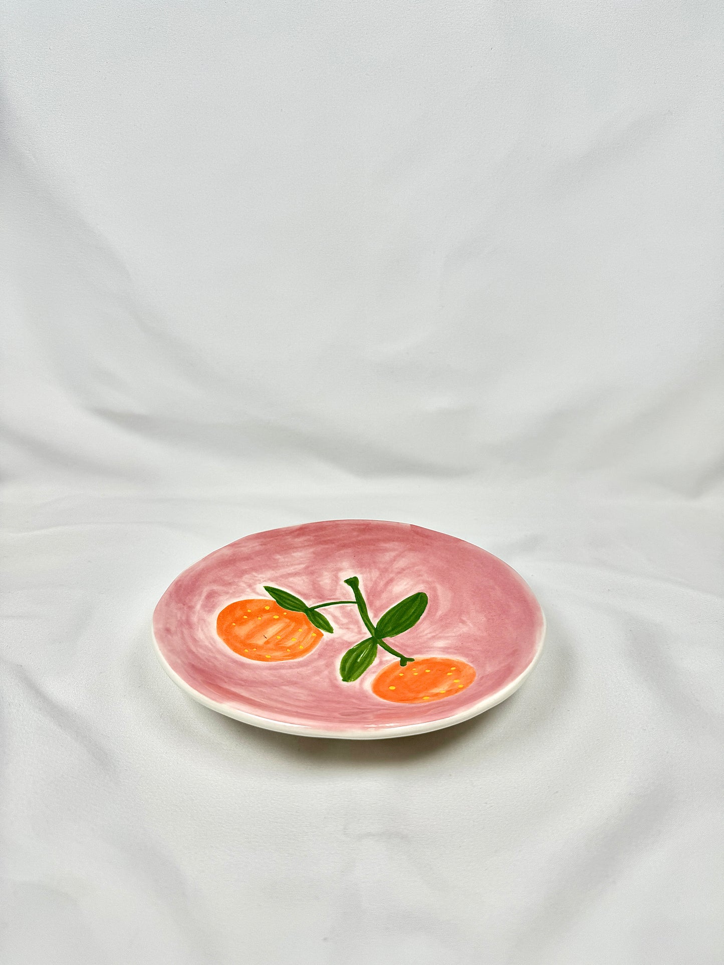 Plato Pequeño Naranjas Rosa