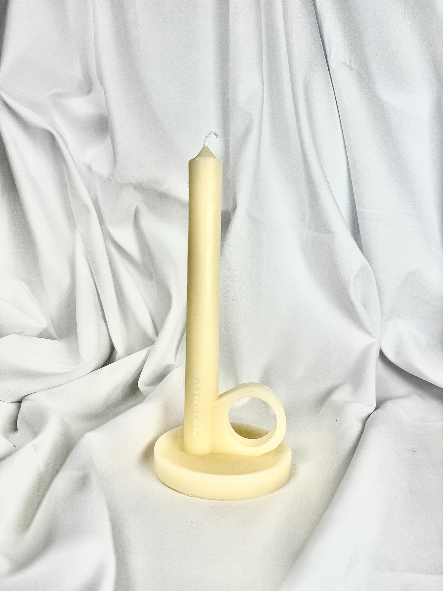 Vela en Forma de Candelabro Crudo